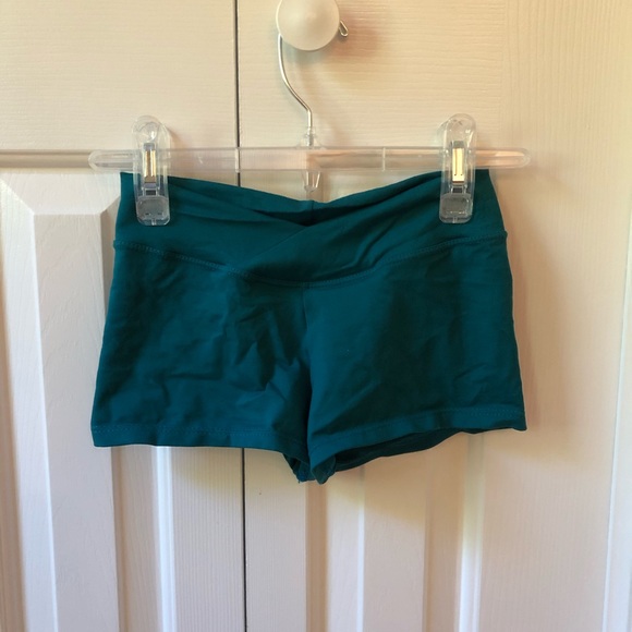 So Danca Teal Dance Shorts-size PA - Picture 1 of 2
